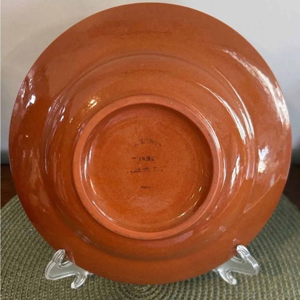 Pier 1 Imports VIA Terracotta Salad Soup Pasta Bowls Made In Portugal 9” *Read*